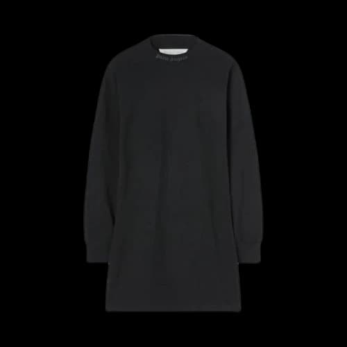 Palm Angels Classic Logo Mini Dress 'Black/White'