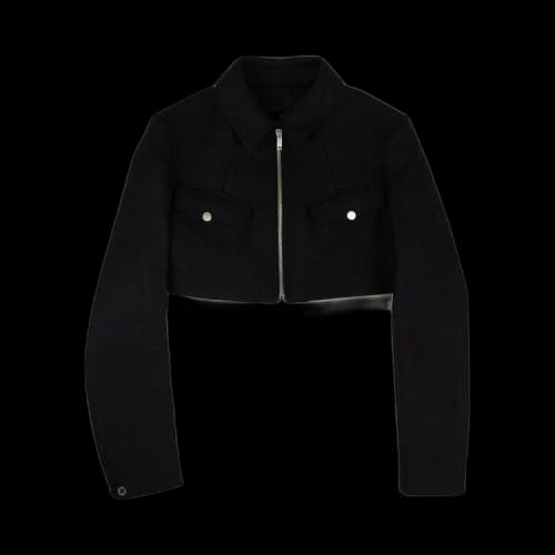 Palm Angels Pockets Out Cropped Jacket 'Black'