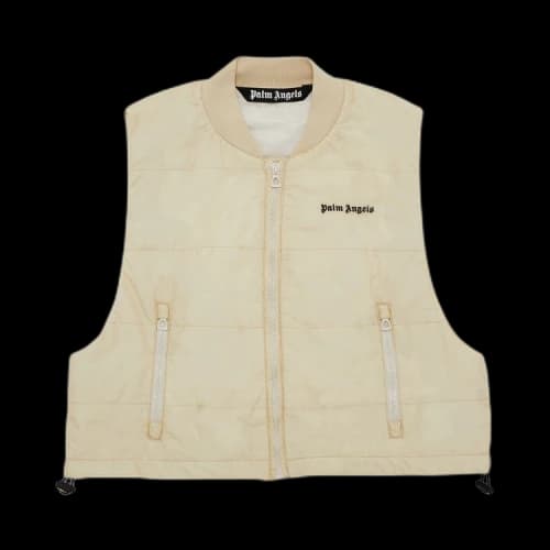 Palm Angels Classic Logo Vest 'Off White'