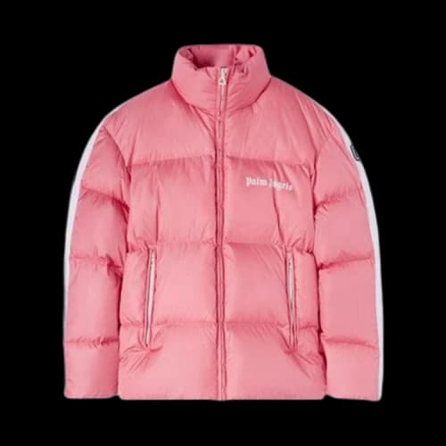 Palm Angels Track Down Jacket 'Pink/White'