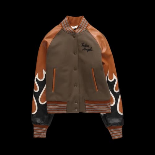 Palm Angels Burning Varsity 'Military/Black'