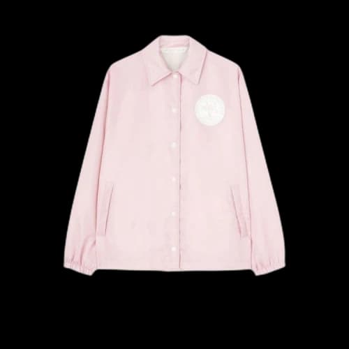 Palm Angels Logo Applique Shirt Jacket 'Pink/Black'