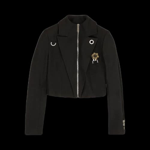 Palm Angels Medal Blazer Jacket 'Black'