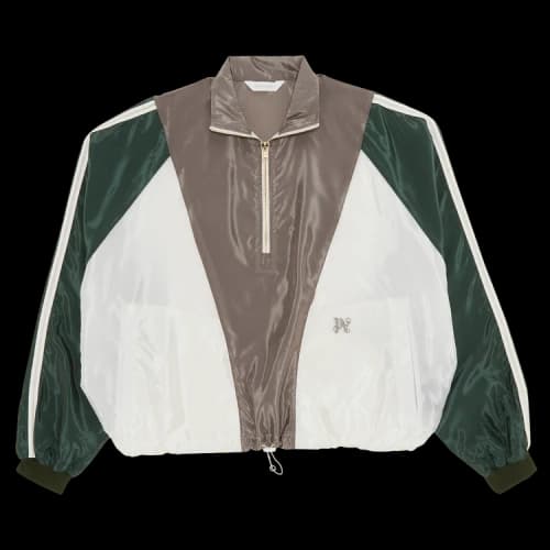 Palm Angels Monogram Colorblock Anorak 'Lilac/Multicolor'