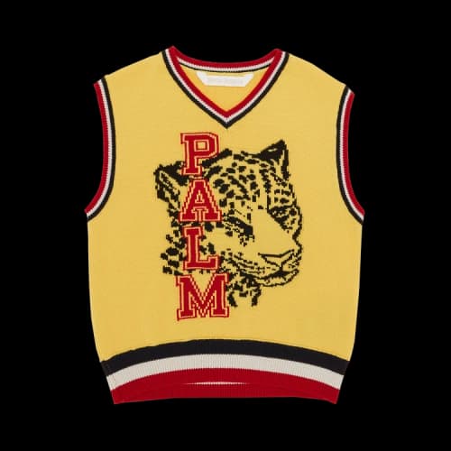 Palm Angels Giaguaro Knit 'Yellow'