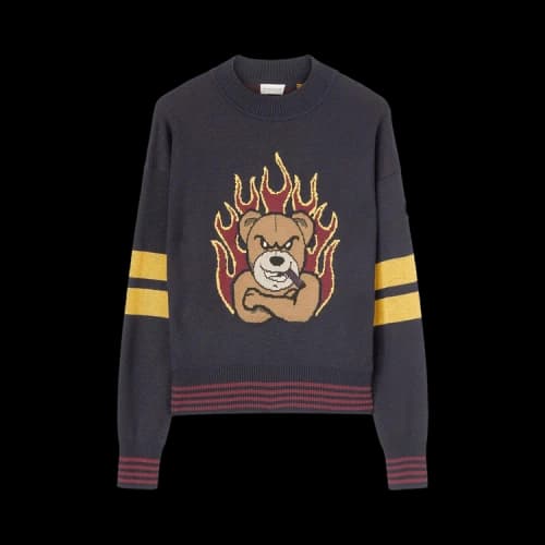 Palm Angels x Moncler 8 Moncler Tricot Crewneck Black