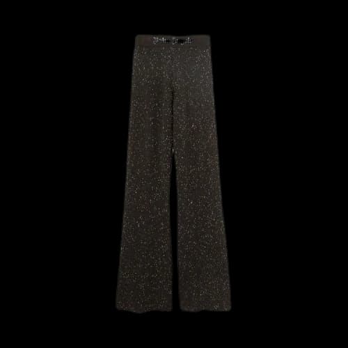 Palm Angels Soiree Knit Logo Pants Black