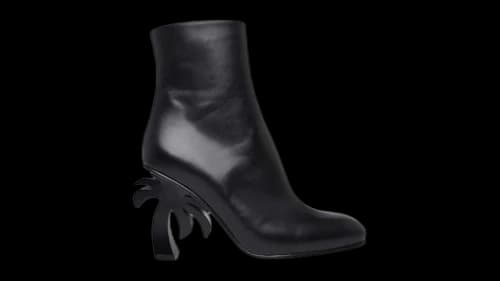 Palm Angels Palm Heel 95mm Ankle Boots Black (Women's)
