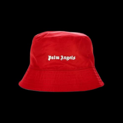 Palm Angels Classic Logo Bucket Hat 'Red/White'
