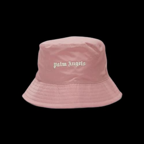 Palm Angels Classic Logo Bucket Hat Pink/White