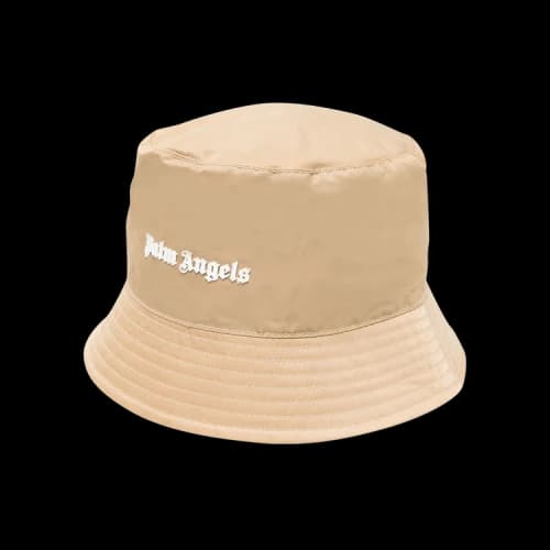 Palm Angels Classic Logo Bucket Hat 'Sand/White'