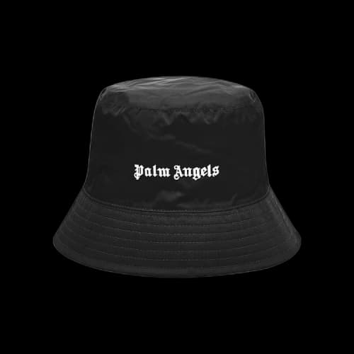 Palm Angels Classic Logo Bucket Hat 'Black/White'