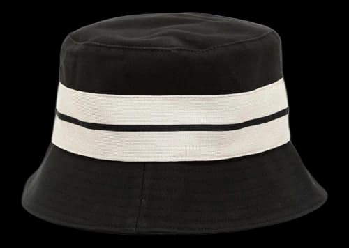Palm Angels Venice Track Bucket Hat Black/White