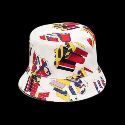Palm Angels 3D Logo Bucket Hat 'Black/Red'
