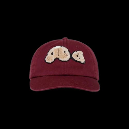 Palm Angels Teddy Bear Baseball Cap 'Burgundy/Brown'