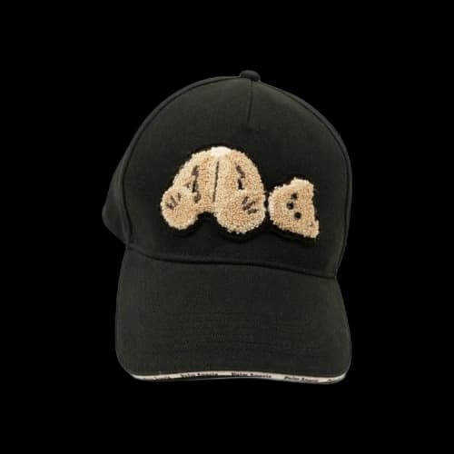 Palm Angels Bear Printed Cap 'Black/White'