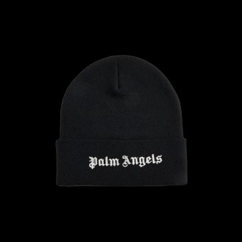 Palm Angels Classic Logo Beanie 'Black/White'