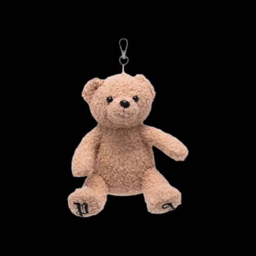 Palm Angels Women PA Bear Keychain Brown/Black