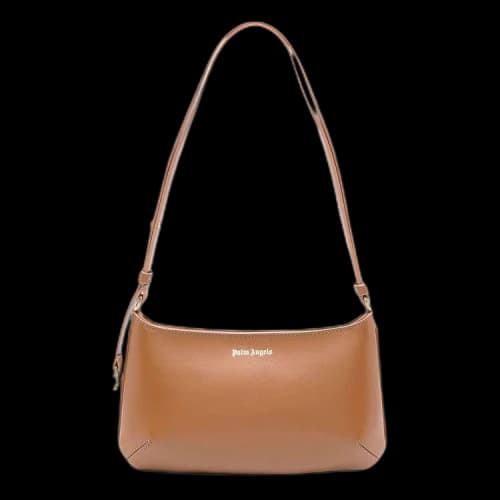 Palm Angels Leather Giorgina Bag 'Camel Brown'