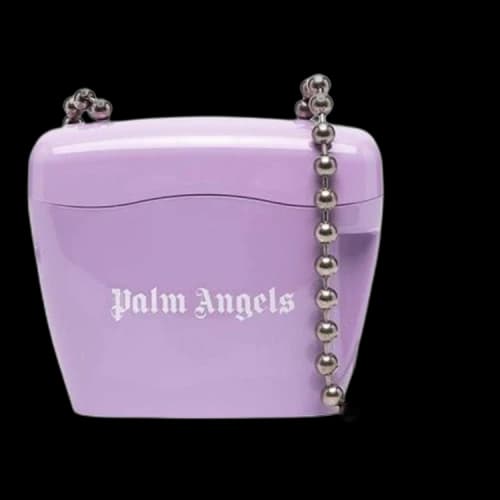 Palm Angels Mini Padlock Bag 'Lilac/White'