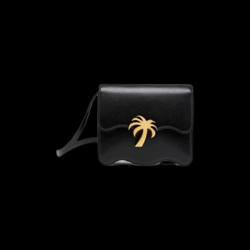 Palm Angels Palm Beach Shoulder Bag 'Black/Gold'