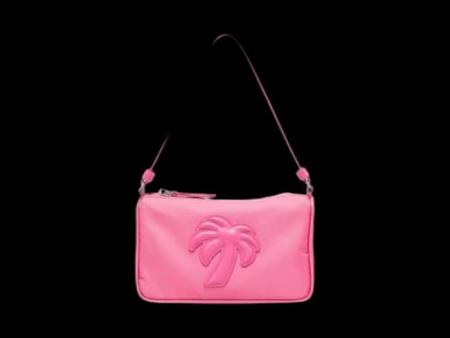 Palm Angels Big Palm Nylon Pouch Pink