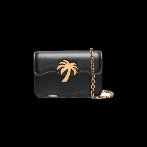 Palm Angels Palm Beach Mini Bag 'Black/Gold'