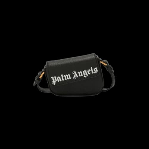 Palm Angels Crash Mini Bag Black White