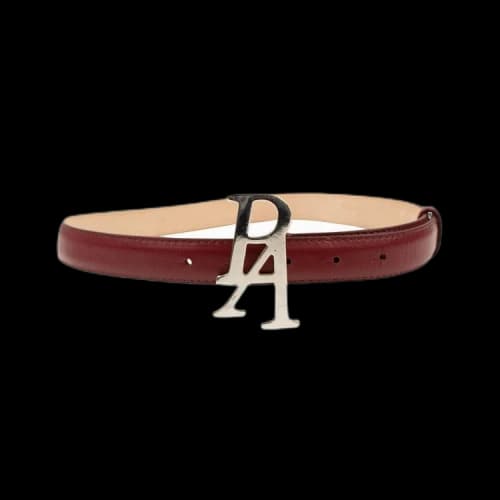 Palm Angels Leather Belt 'Red'