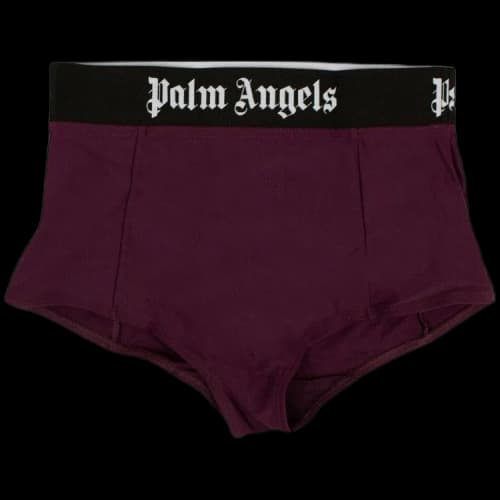 Palm Angels Logo Waistband Breifs 'Purple'