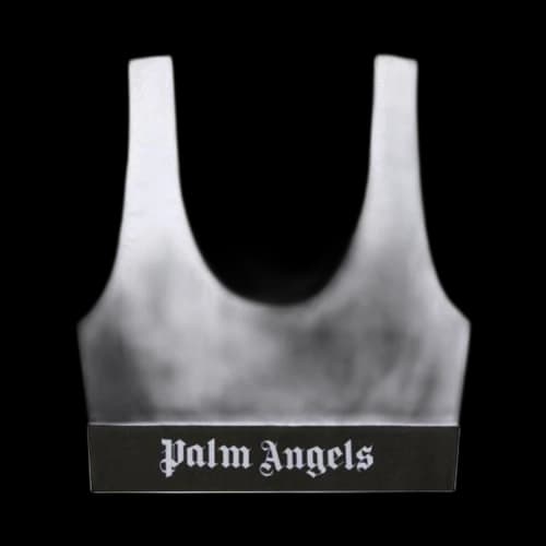 Palm Angels Classic Logo Bra 'White White'