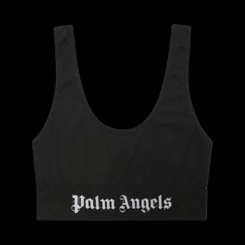 Palm Angels Classic Logo Bra 'Black/White'