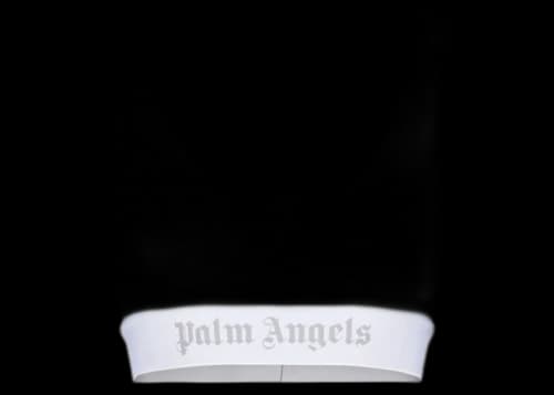 Palm Angels Logo Tape Cropped Top White