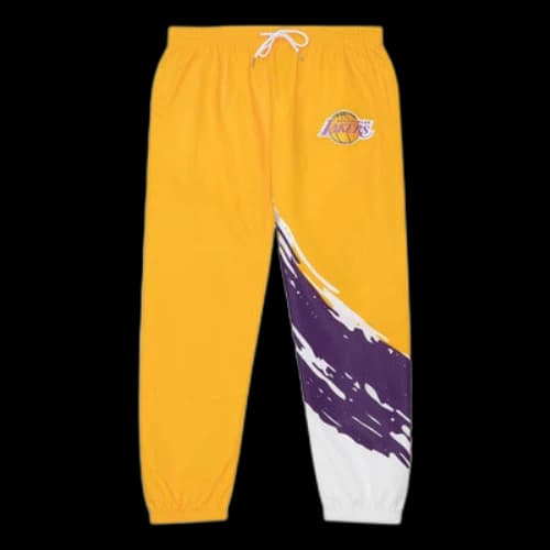 Mitchell & Ness x NBA Paintbrush Warm Up Pants 'Los Angeles Lakers'