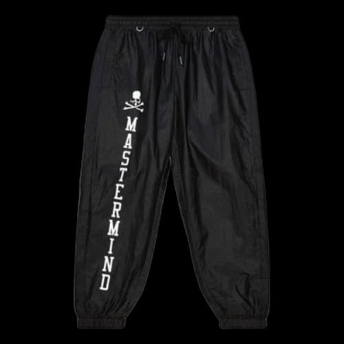 Mitchell & Ness x MasterMind FW22 World Nylon Pants 'Black'