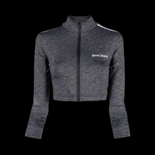 Palm Angels Training Long-Sleeve Top 'Melange Grey'