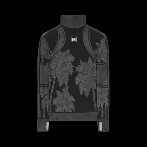 Palm Angels Palm Base Layer Ski Top 'Black/White'