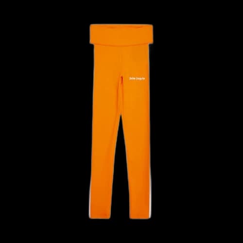 Palm Angels Track Leggings 'Orange/White'