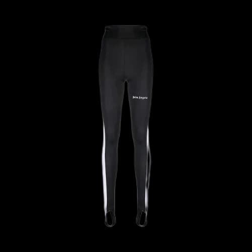 Palm Angels Track Stirrup Leggings 'Black/White'