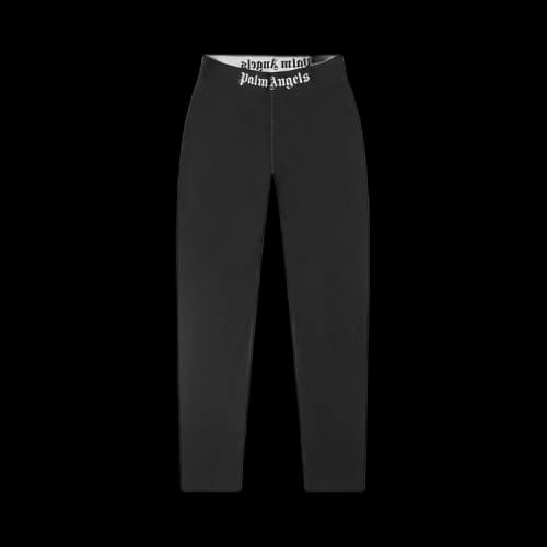 Palm Angels Logo Sport Leggings 'Black/White'