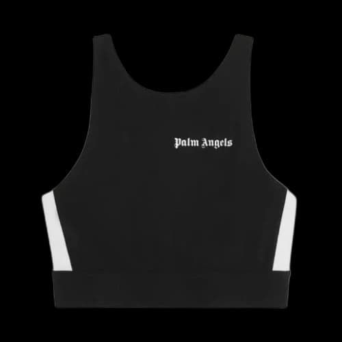 Palm Angels Womens Track Top Black/White