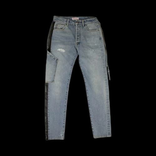 Palm Angels Mesh Side Panels Jeans 'Blue'
