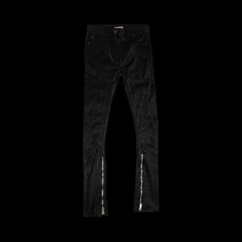 Palm Angels Metallic Skinny Pants 'Black'