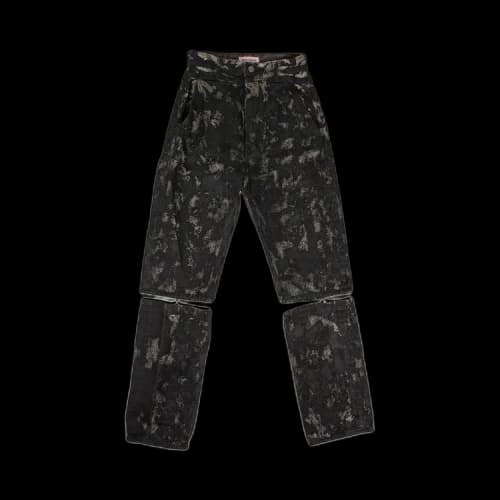 Palm Angels Painted Jeans 'Grey'