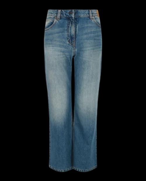 Palm Angels Star Flare Jeans Blue