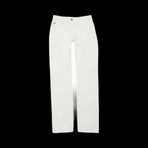 Palm Angels Monogram Embossed Jeans 'Off White'