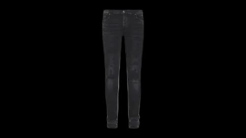 AMIRI Slim Fit Thrasher Plus Aged Jeans Black