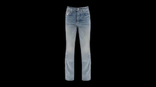 AMIRI Stack Kick Flare Leg Clay Indigo Jeans Blue
