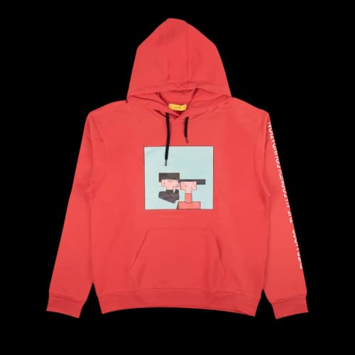 Pyer Moss Multi Graphic Pullover Hoodie Sweatshirt 'Red'