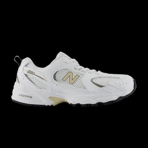 New Balance 530 Bungee Lace NB White Khaki (PS)